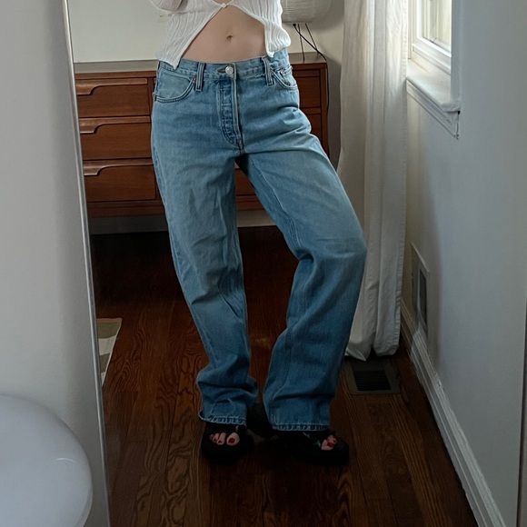 Re/Done Blue Loose Long Jeans - Size 25 - Sold out everywhere! - Picture 7 of 13